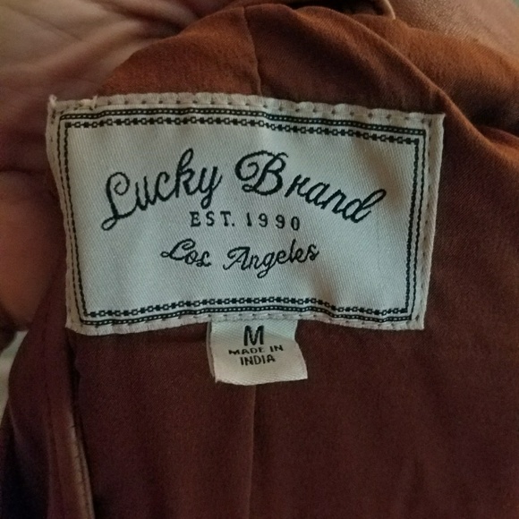 Lucky Brand | Jackets & Coats | Lucky Brand Real Leather Jacket | Poshmark